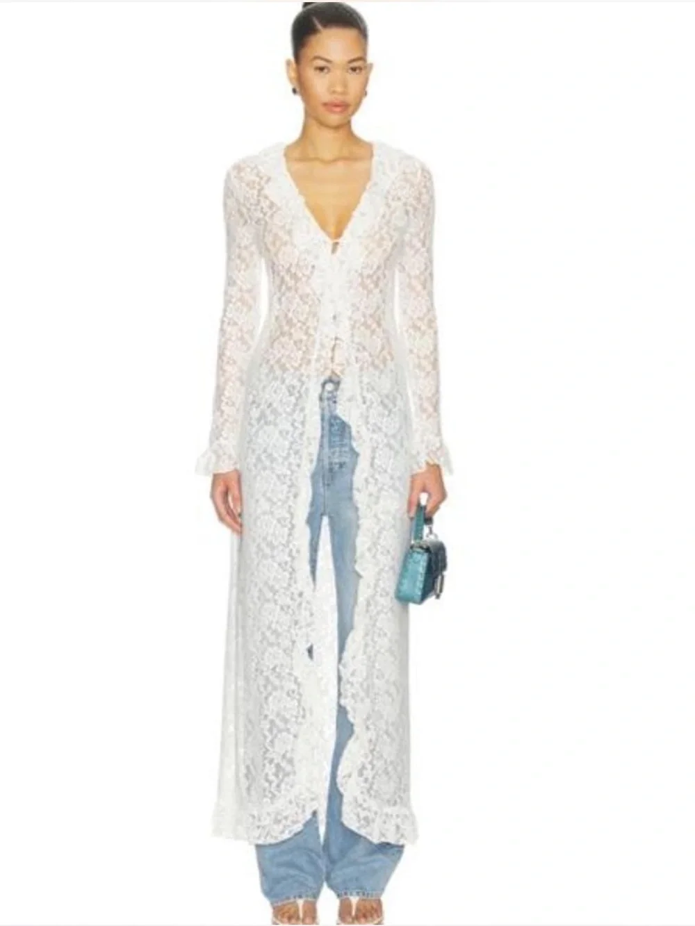Lioness Long Nights Duster in Moonlight